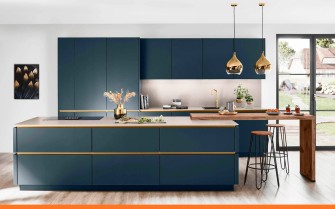 Les cuisines bleues : Une tendance rafraîchissante