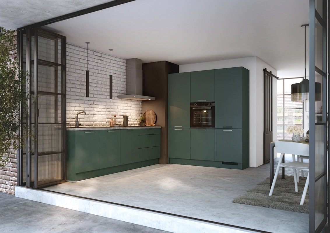 Forme linéaire avec armoire