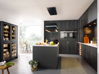 La cuisine noire, chic et élégante