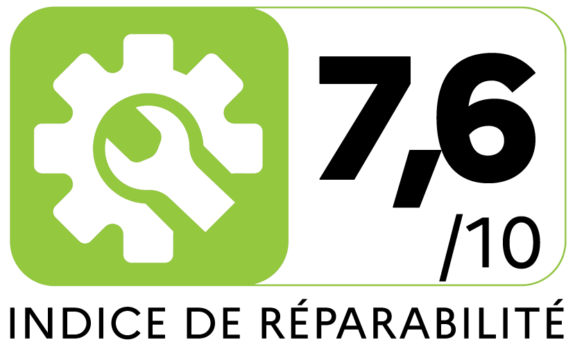 Indice de réparabilité 7,6