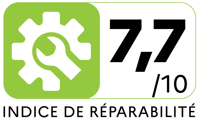 Indice de réparabilité 7,7