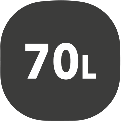 small four litrage 70l