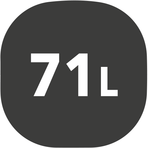 small four litrage 71l