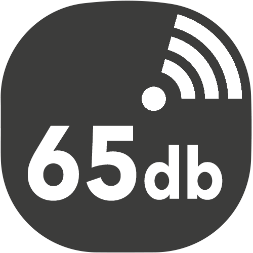 small hotte decibels 65db