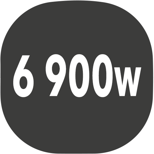 small plaque puissance 6900w