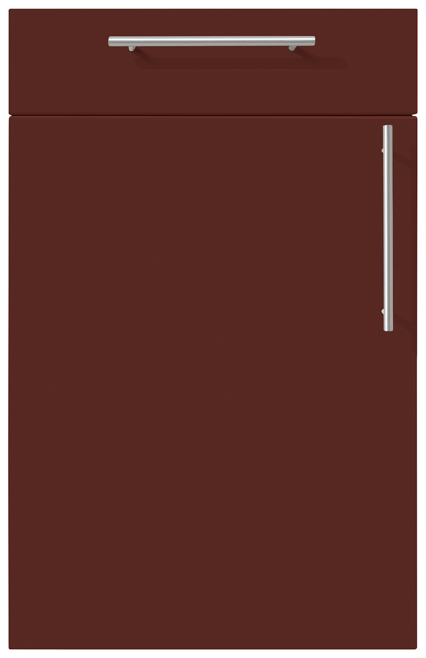 Façade MILANO Rouge indien mat soyeux AFP