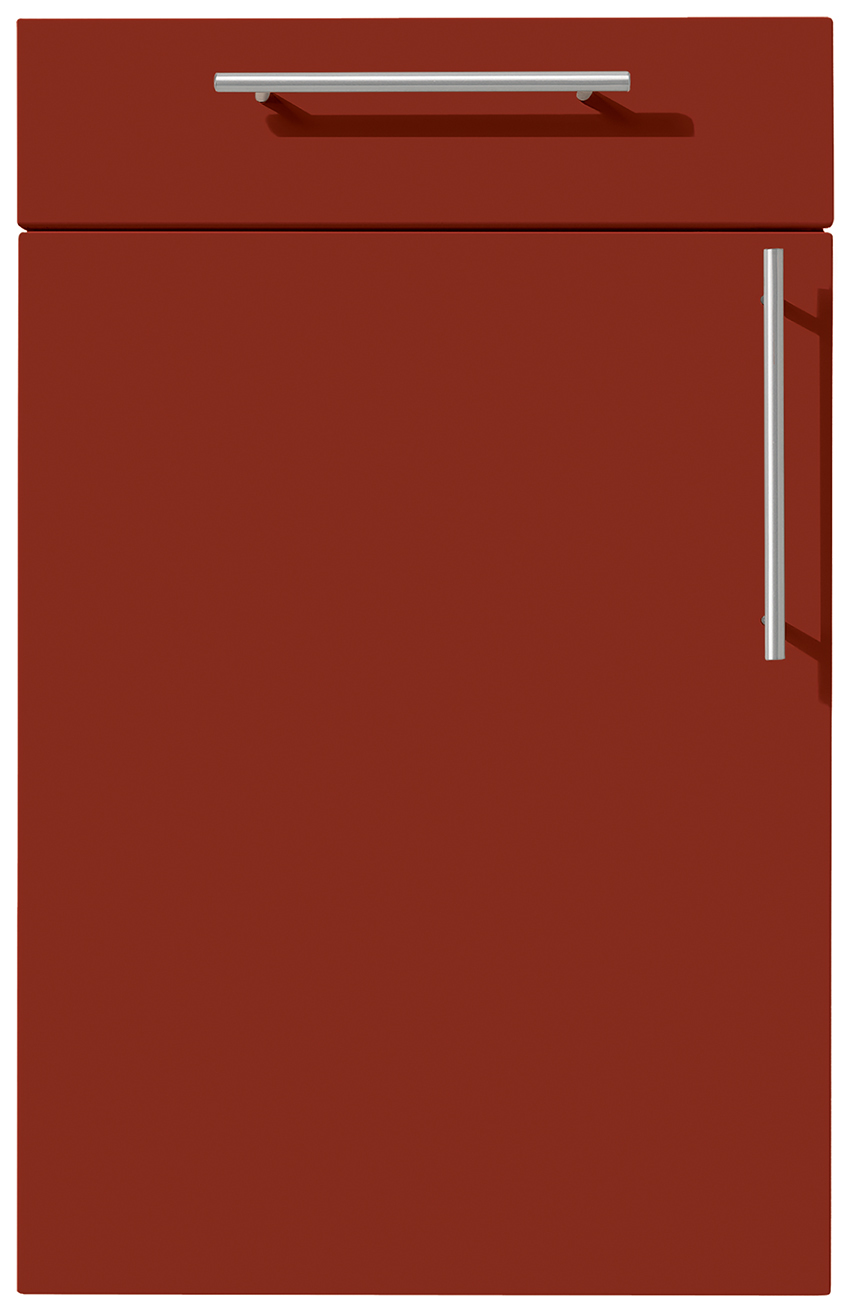 Façade MILANO Rouge automne mat soyeux AFP