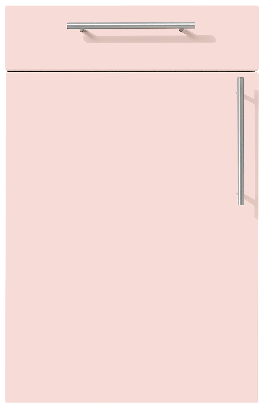 Façade MILANO Rose pâle mat soyeux AFP