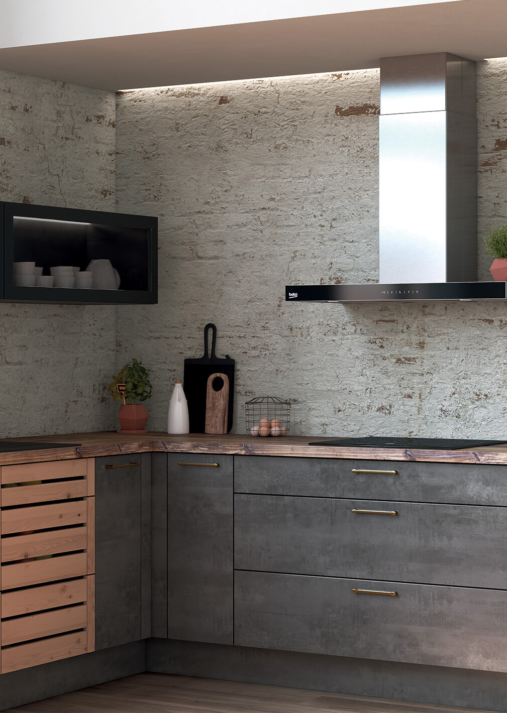 ÉLINA béton noir durable