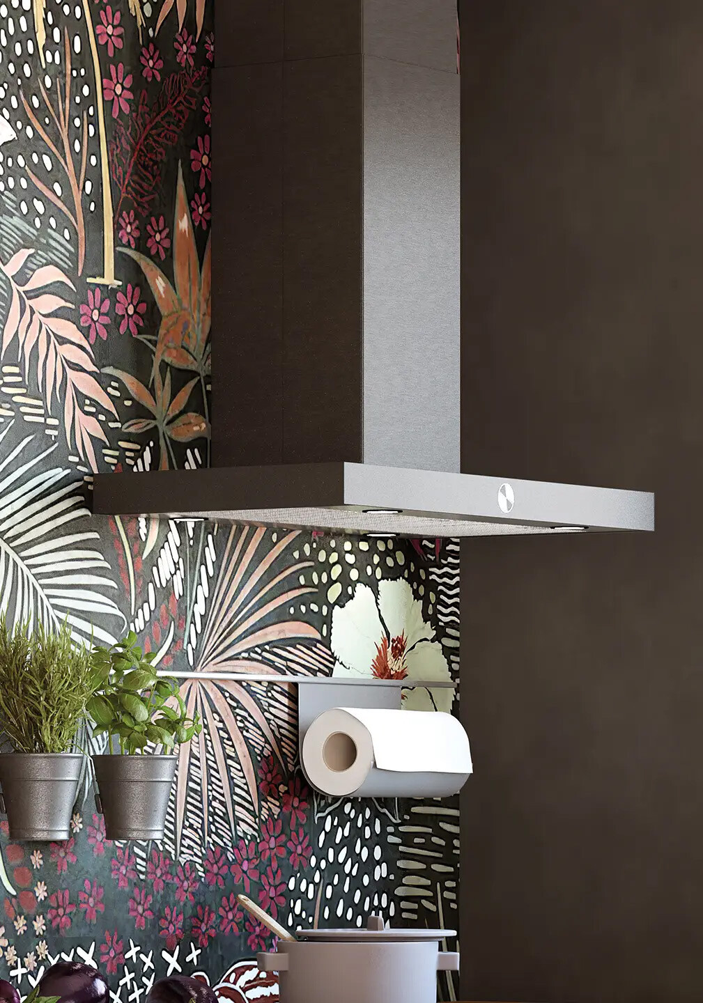 ANIA rouge rouille linéaire