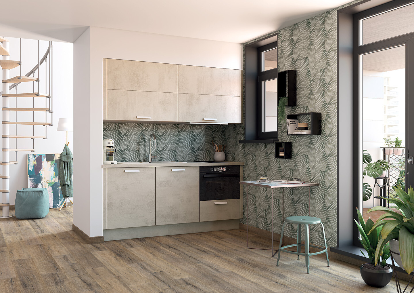 ARIA béton sable fin petit linéaire