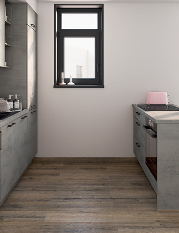 ARIA béton gris ardoise petit îlot