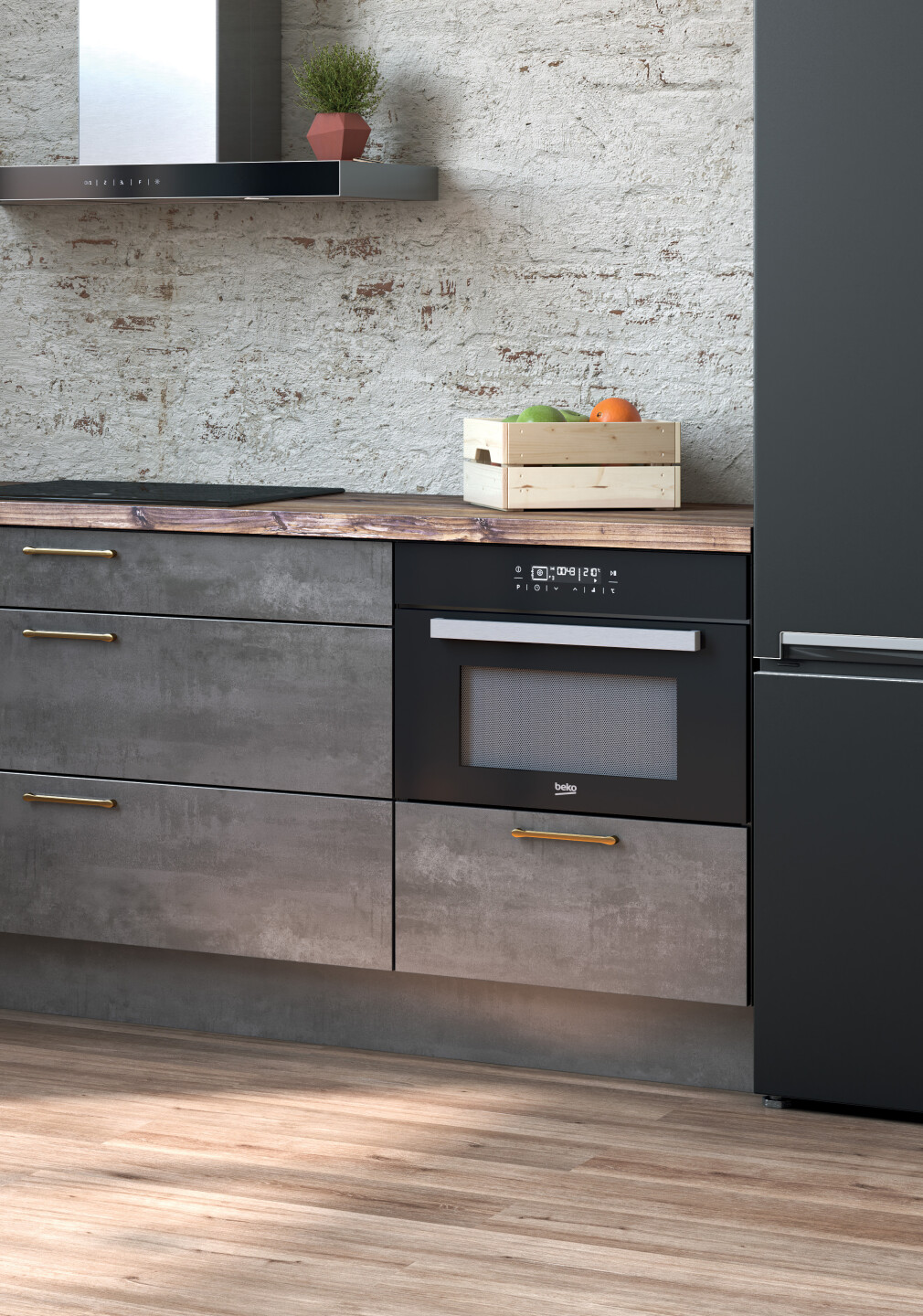 ÉLINA béton noir durable