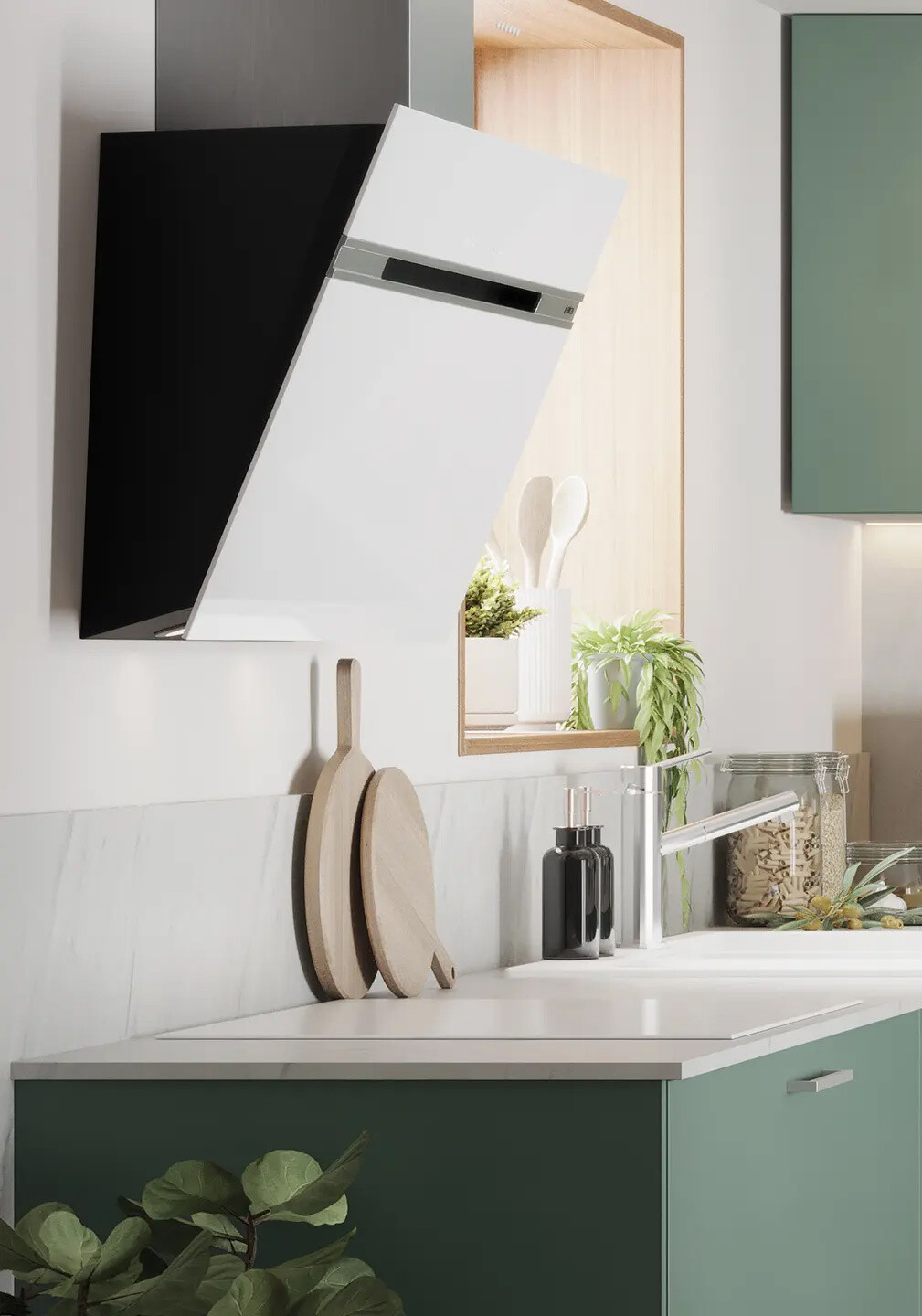 BUDAPEST Vert Eucalyptus Mat