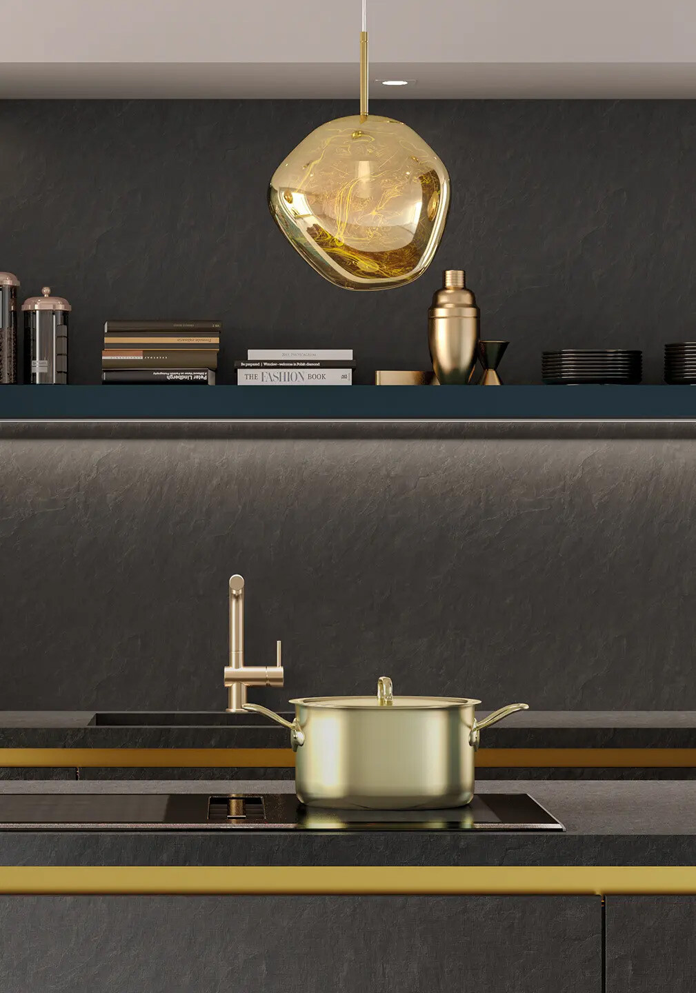 KINGSTON Bleu Intense et Ardoise