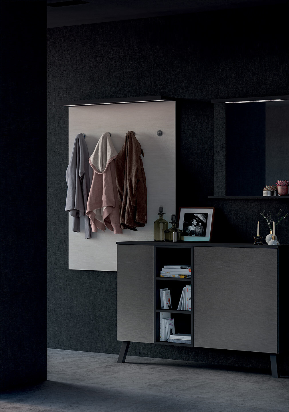 MIA acier brossé avec îlot