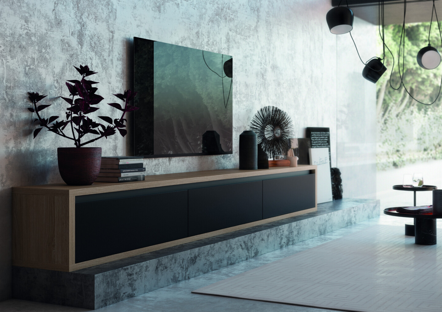 VALENTINA chêne Sierra bar