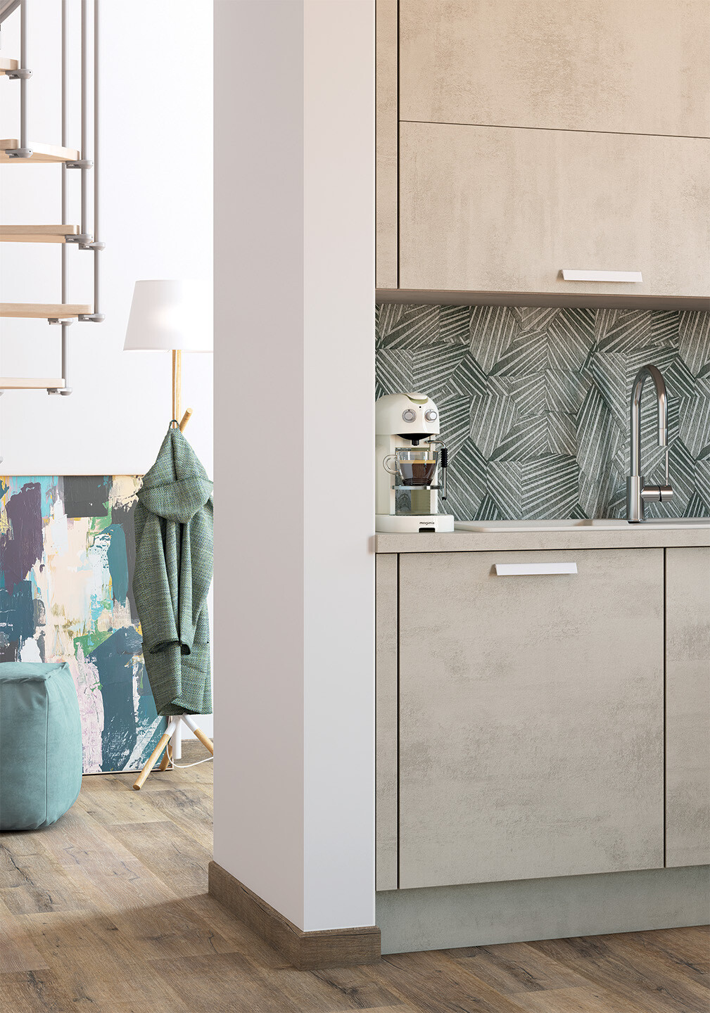 ARIA béton sable fin petit linéaire