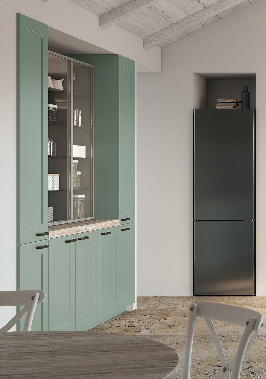 ELZA blanche et roseau