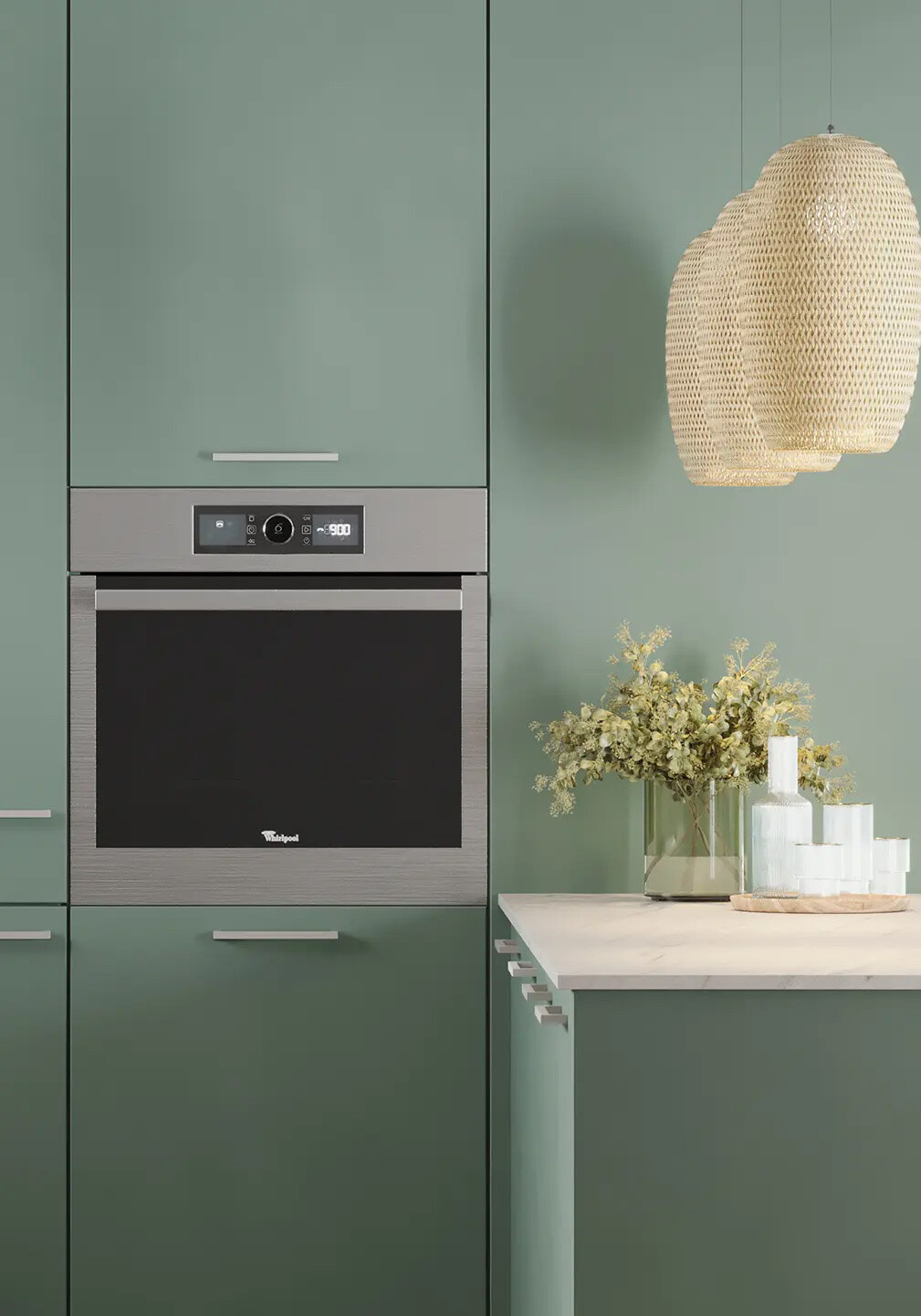 BUDAPEST Vert Eucalyptus Mat